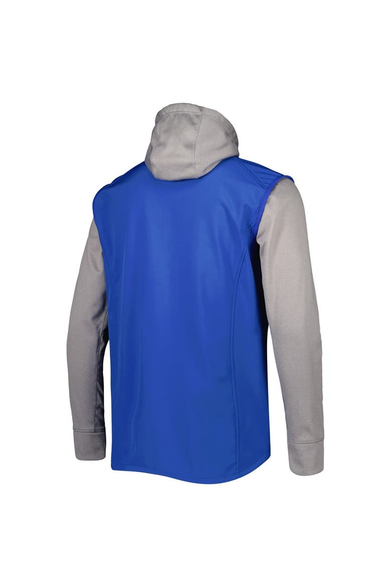Men's Dunbrooke Royal/Heather Gray New York Mets Alpha Full-Zip Jacket, Alternate, color, Royal