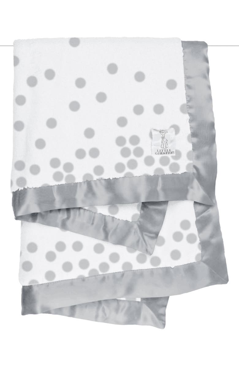 Little Giraffe Luxe Soda Baby Blanket, Main, color, 