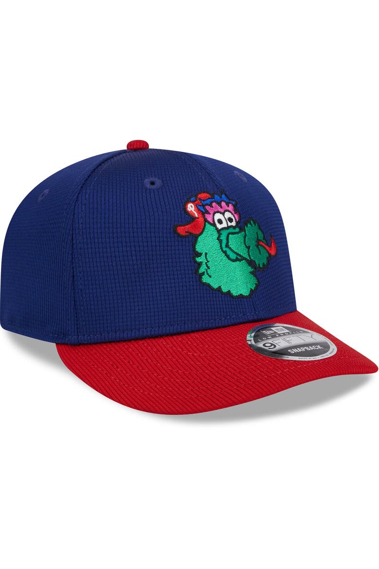 Men's New Era  Navy Philadelphia Phillies 2025 Batting Practice Low Profile 9FIFTY Snapback Hat, Alternate, color, Navy