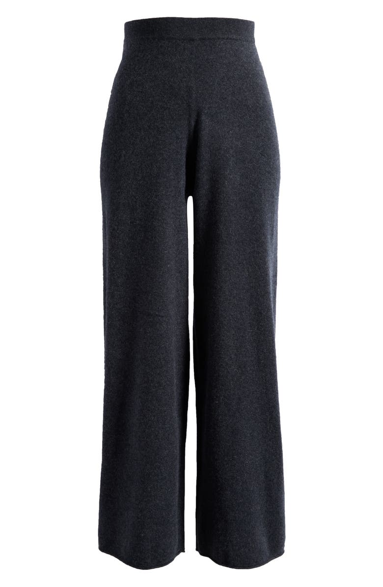 Nordstrom Cashmere Lounge Pants, Alternate, color, Dark Charcoal Heather