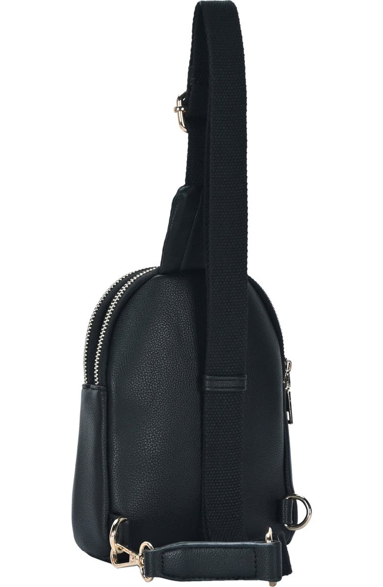 Madison West Clean Mini Sling Bag, Alternate, color, Black
