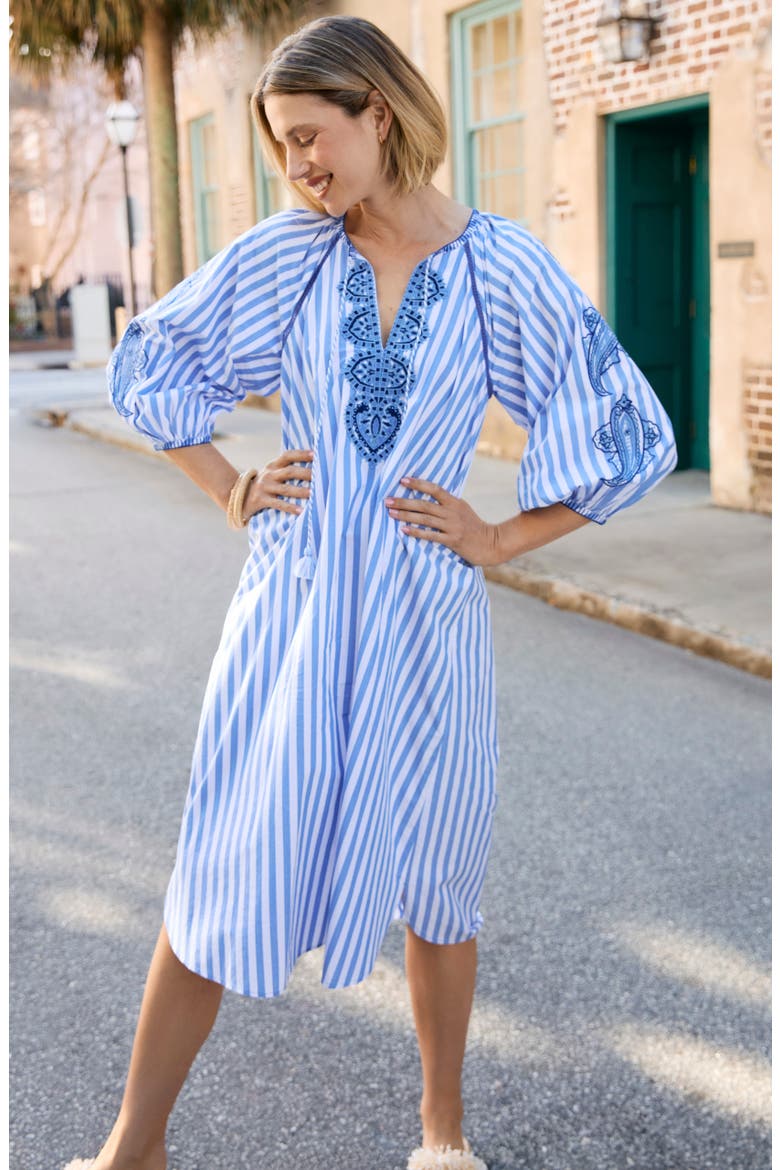 cotton tunic dress EBW Cotton Tunic Dress in White