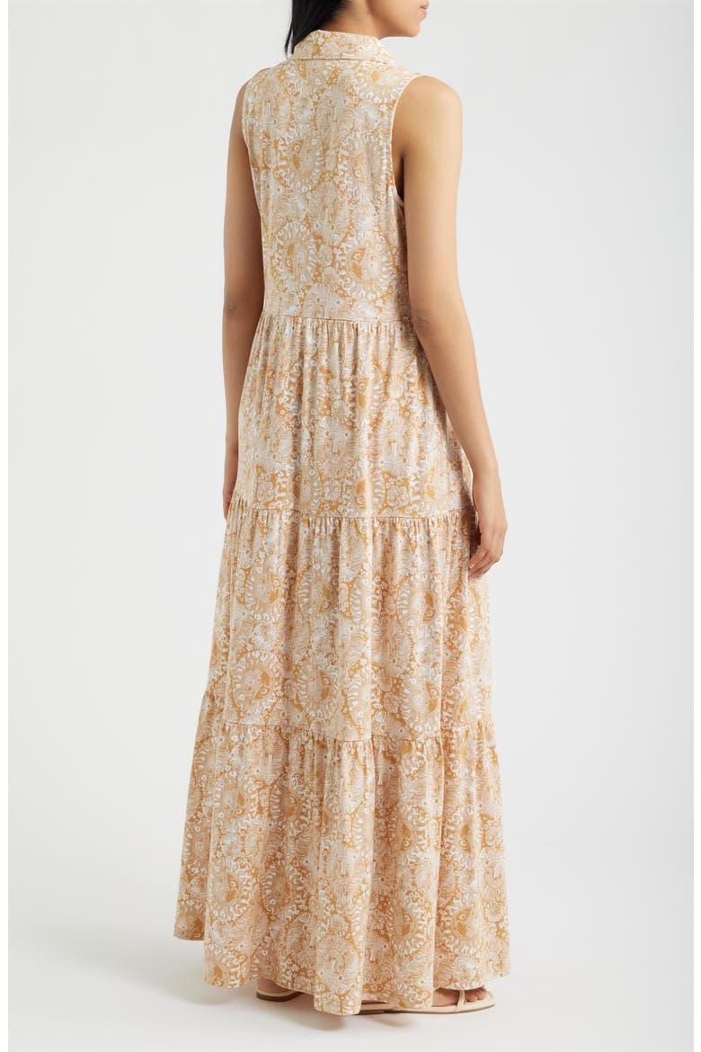 Riegan Maxi Dress, Alternate, color, ICED LATTE LIL JIMS STUFF
