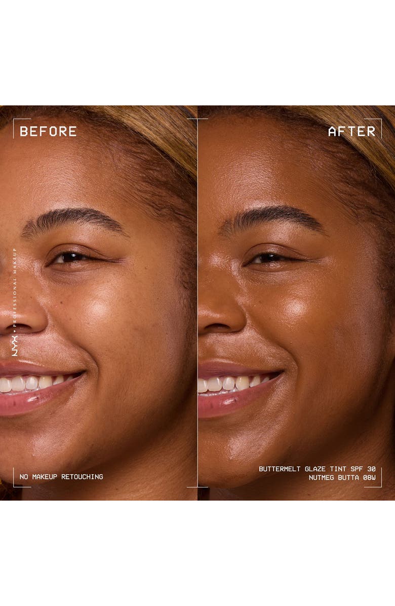 NYX PROFESSIONAL MAKEUP Buttermelt Glaze Soft Glow Skin Tint SPF 30, Alternate, color, Nutmeg Butta