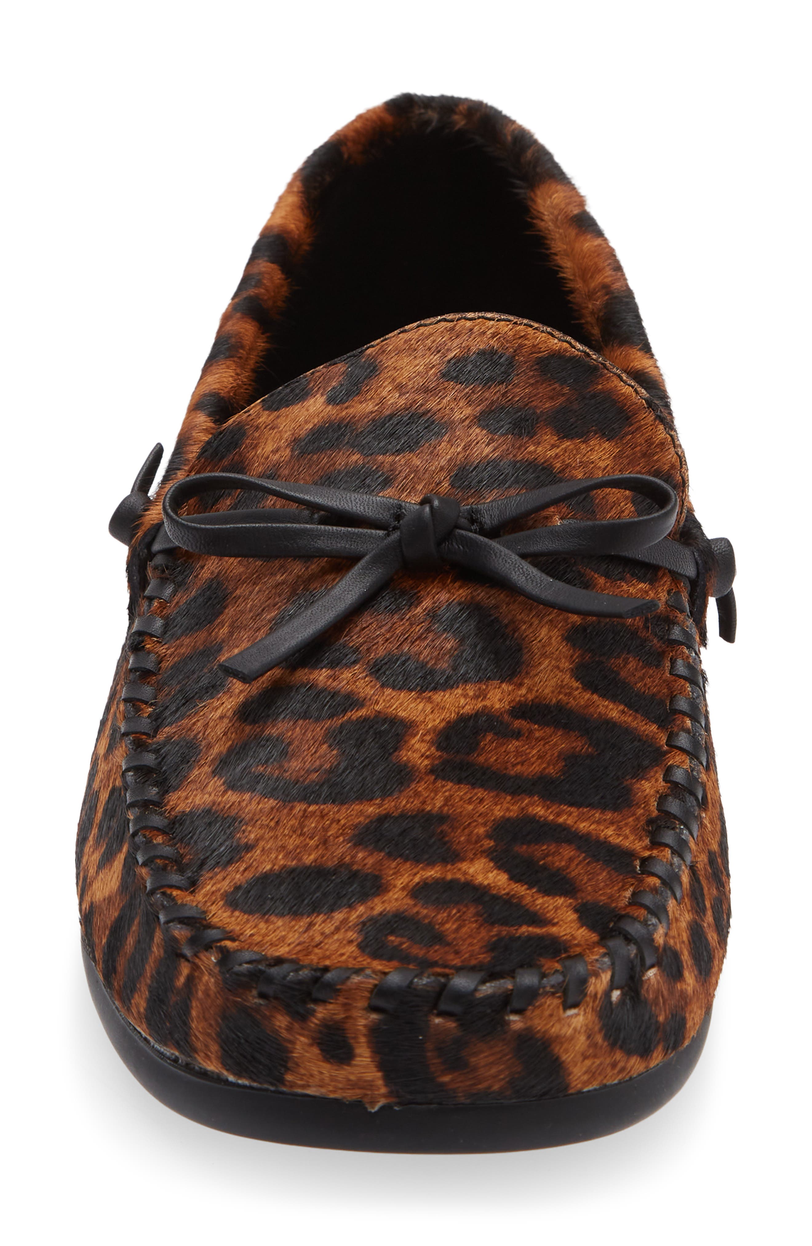 Madewell Meadow Genuine Calf Hair Driver Flat, Alternate, color, Caramel Multi