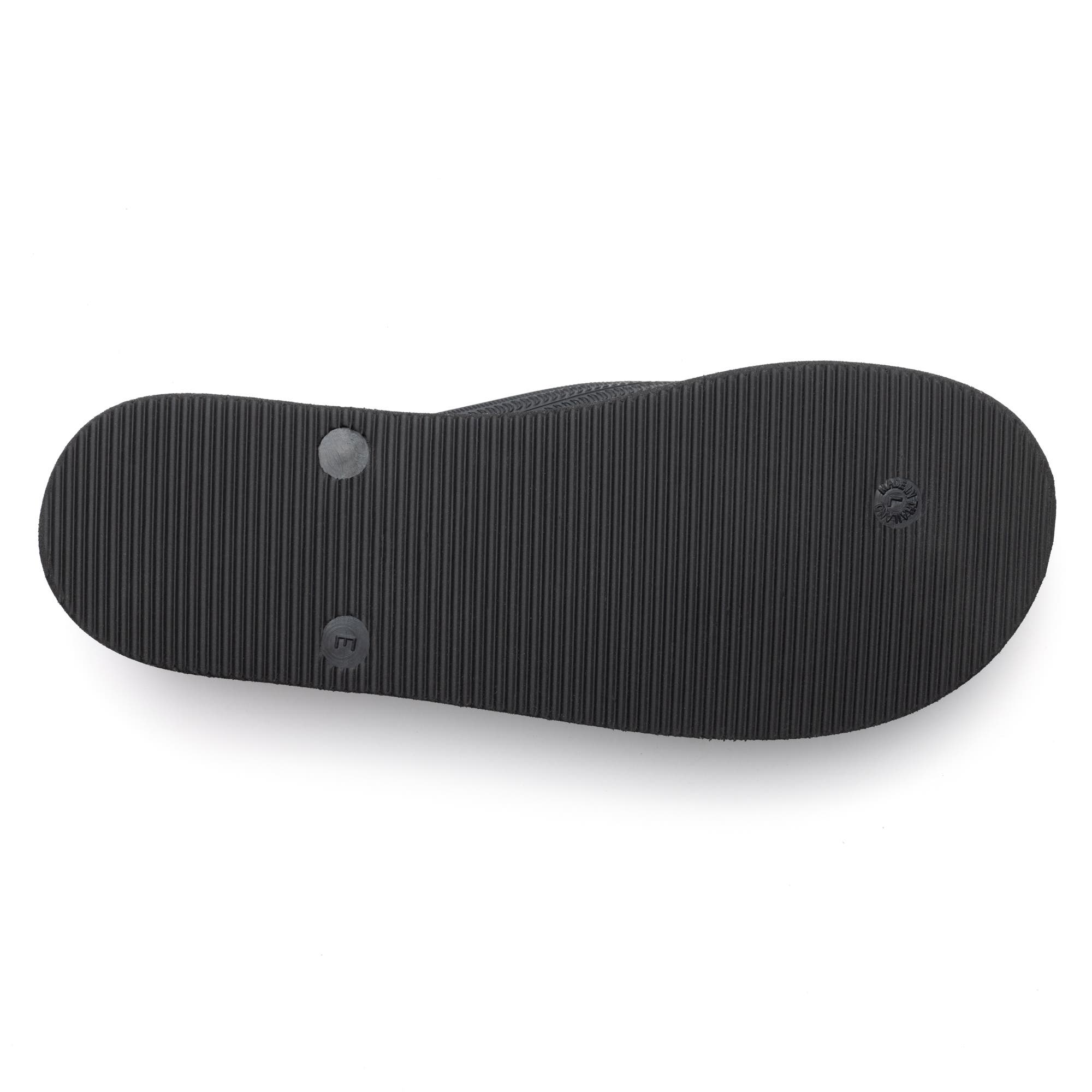 Feelgoodz Mens Classicz Core Natural Rubber Flip Flop Thong Sandals, Alternate, color, Night