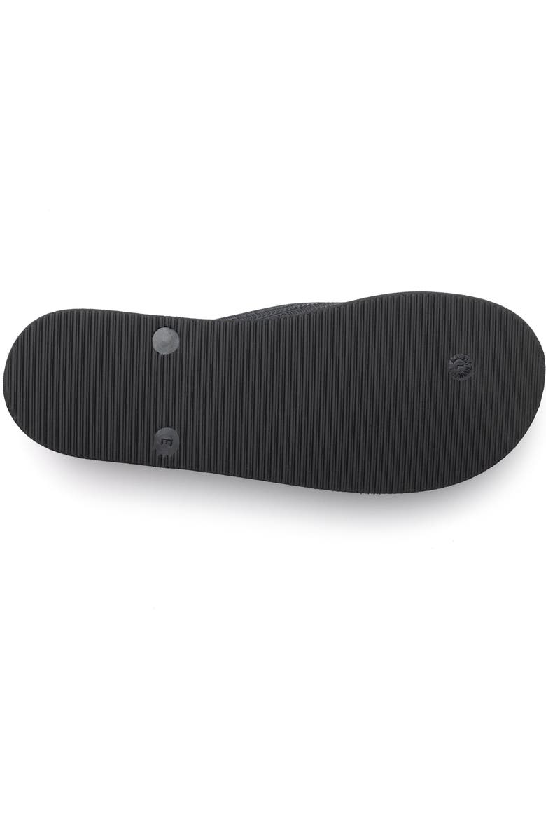 Feelgoodz Mens Classicz Core Natural Rubber Flip Flop Thong Sandals, Alternate, color, Night