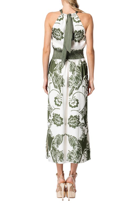 CIEBON CIEBON LYNA PRINT SLEEVELESS MAXI DRESS