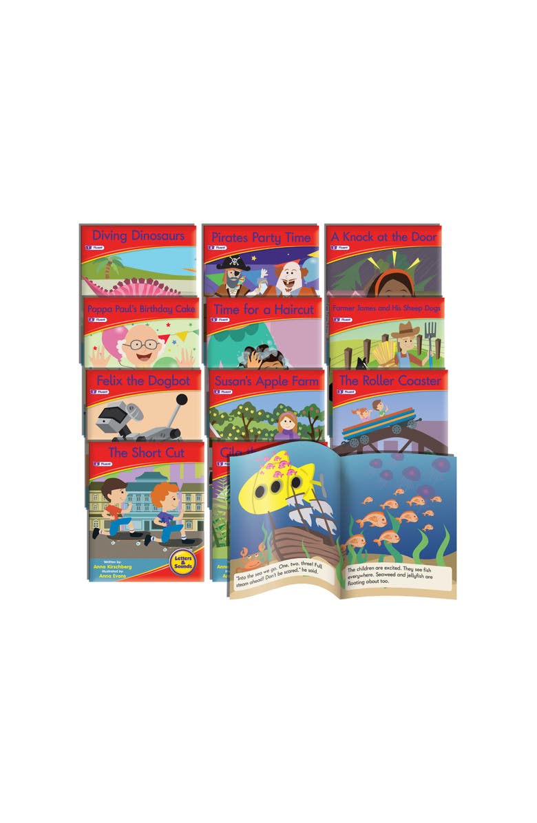 Junior Learning Decodable Readers Phase 6 Spelling Fiction, Main, color, Multicolored