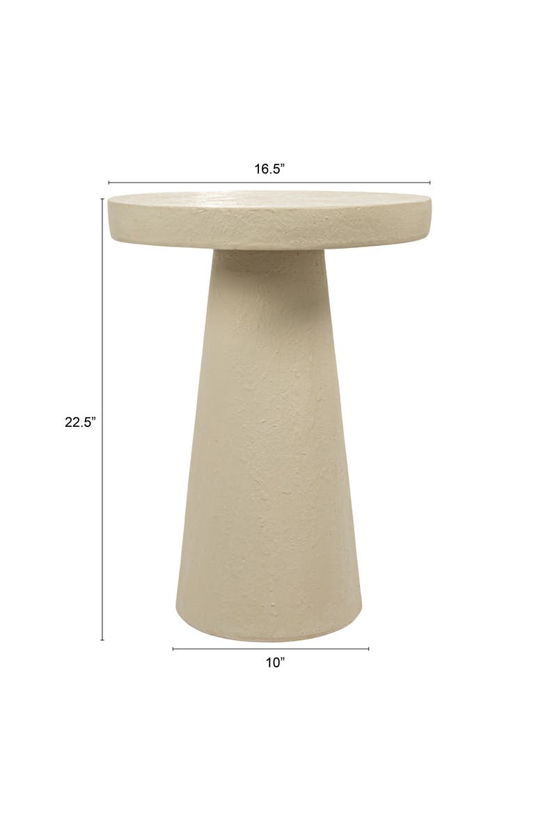 Tapered Side Table, Alternate, color, Ivory