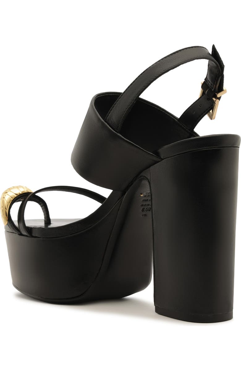 Schutz Mandy Slingback Platform Sandal, Alternate, color, Black