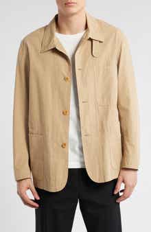 MERZ B SCHWANEN Relaxed Fit Organic Cotton Poplin Jacket
