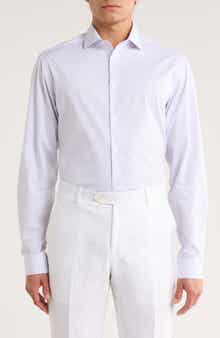 Calvin Klein Check Slim Fit Stretch Dress Shirt