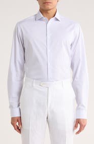 Calvin Klein Check Slim Fit Stretch Dress Shirt