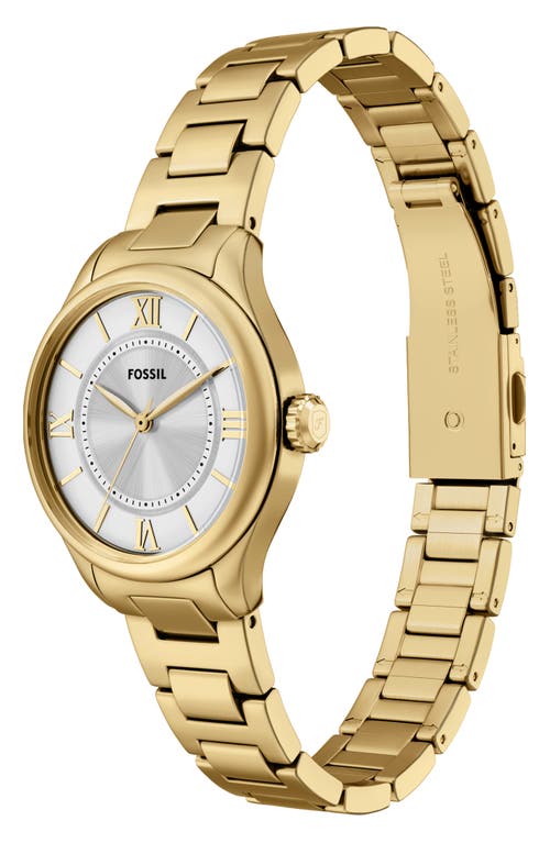 Fossil Gilmore Watch, 28mm In Gold