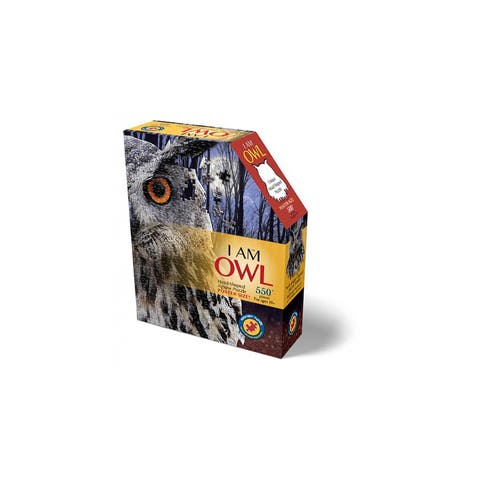 I Am Owl 550 Piece Animal Shaped Jigsaw Puzzle