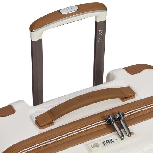 Delsey Paris Chatelet Air 2.0 Checked-large 28 Inch Hardside Luggage With Spinner Wheels In Brown