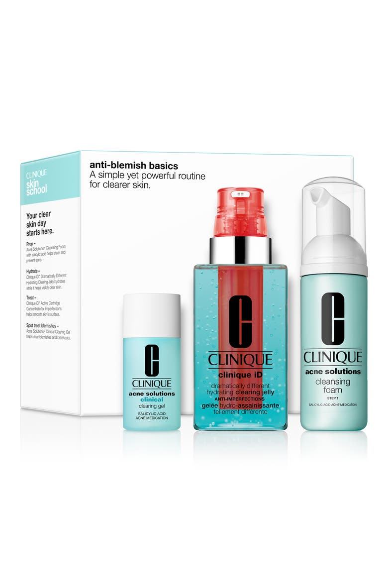 Anti-Blemish Basics Skin Care Set, Main, color, NO COLOR