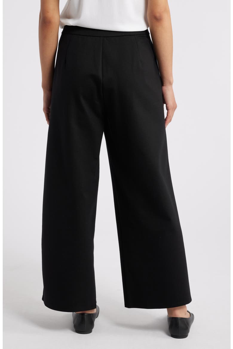 Ankle Wide Leg Pants, Alternate, color, BLACK