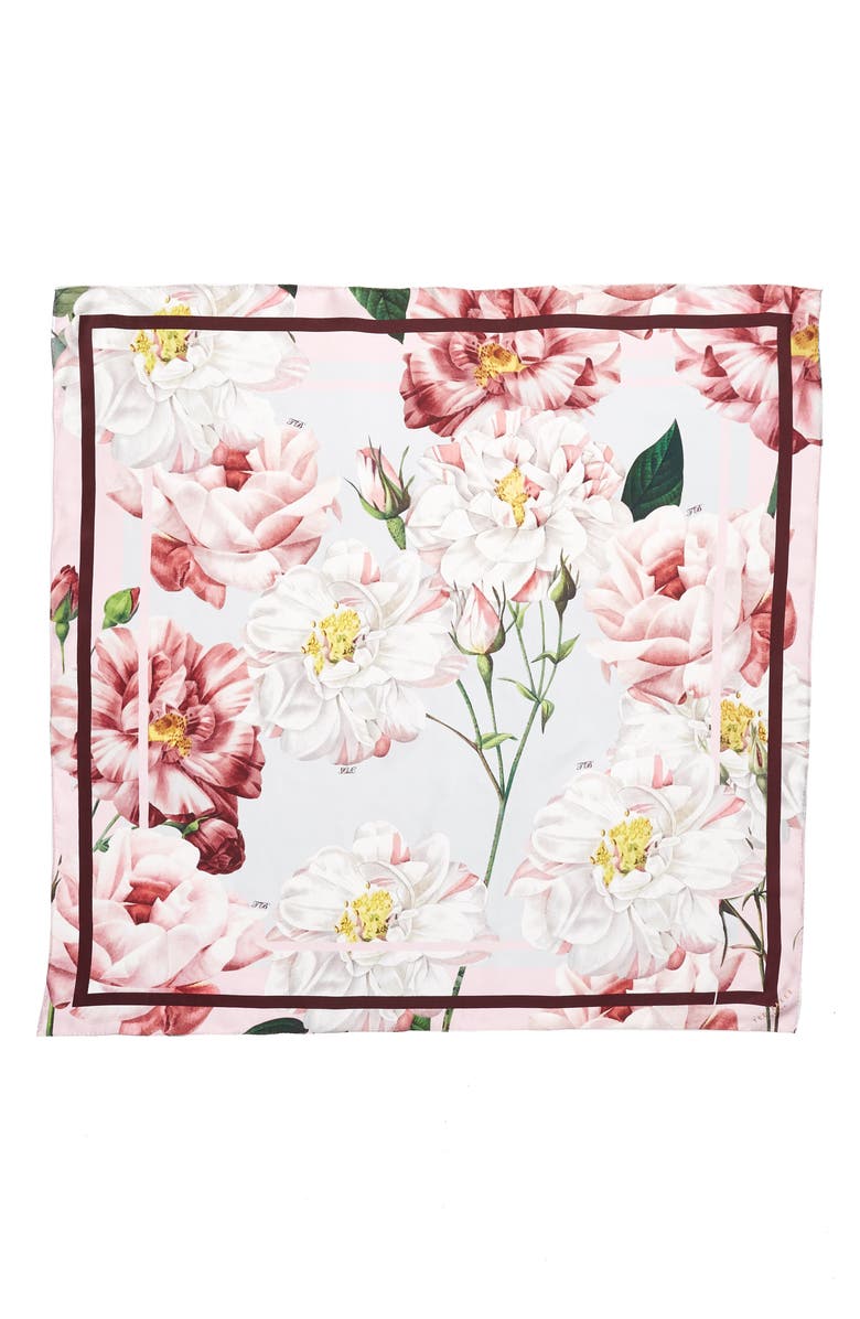 Ted Baker London Iguazu Square Silk Scarf, Alternate, color, 