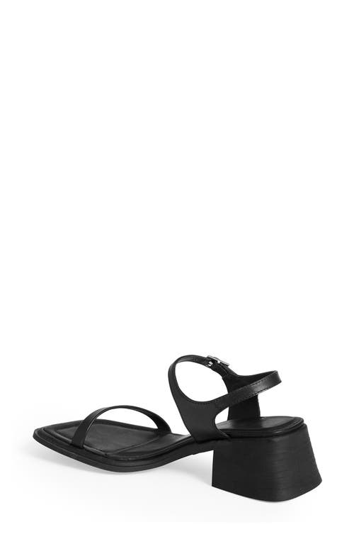 Vagabond Shoemakers Woman Sandals Black Size 9.5 Bovine Leather In Black