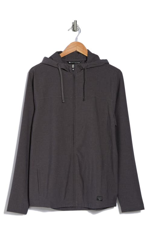 Travismathew Shaker Heights Full Zip Hoodie In Brown