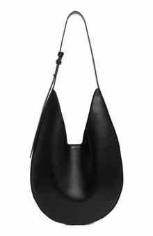 Faux Leather Hobo Bag