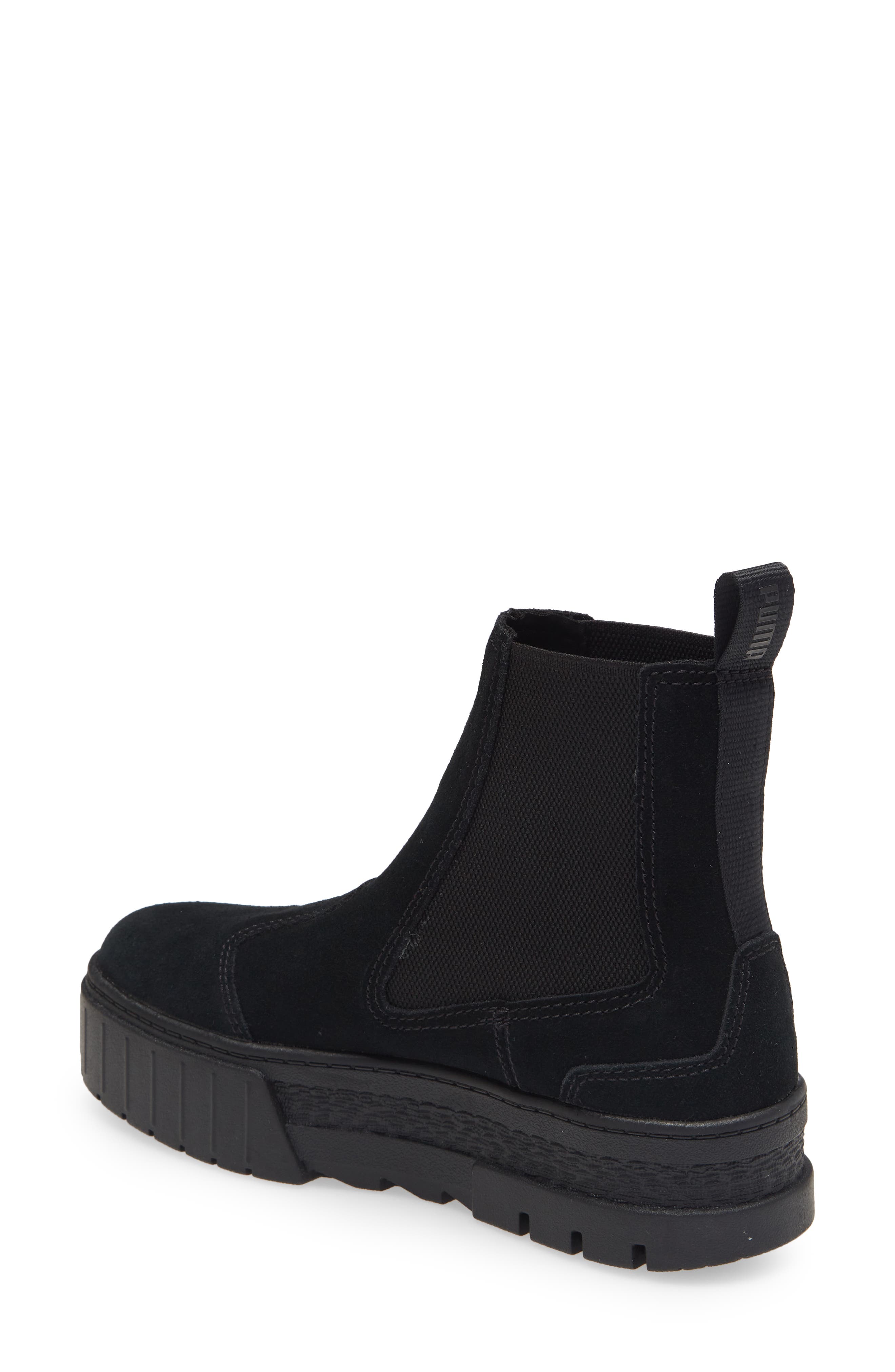 Mayze Infuse Platform Chelsea Boot, Alternate, color, PUMA BLACK