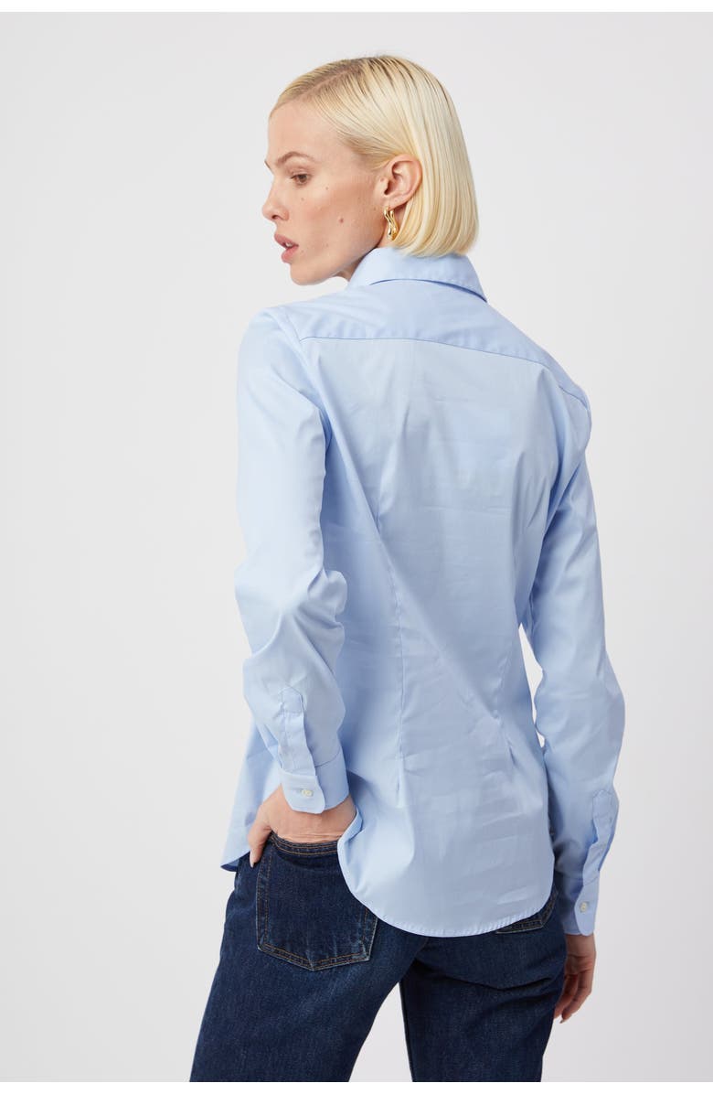 The Shirt by Rochelle Behrens The Icon Shirt, Alternate, color, Blue Dawn