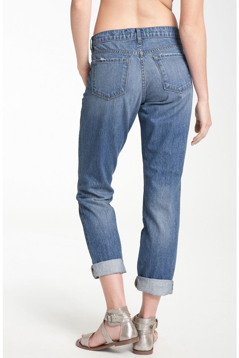 'Aiden' Distressed Boyfriend Fit Jeans, Alternate, color, GEMINI
