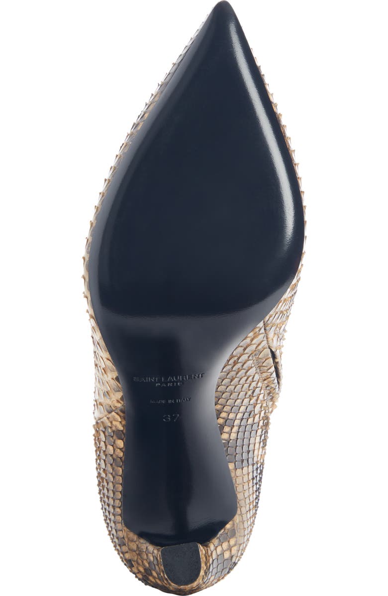 Saint Laurent Kate Genuine Python Bootie, Alternate, color,