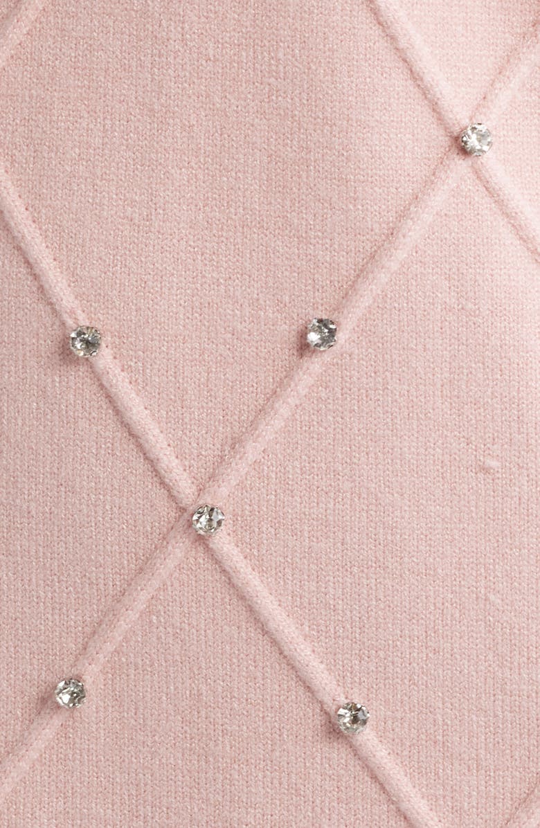 Anne Klein Crystal Pattern Tunic Sweater, Alternate, color, 