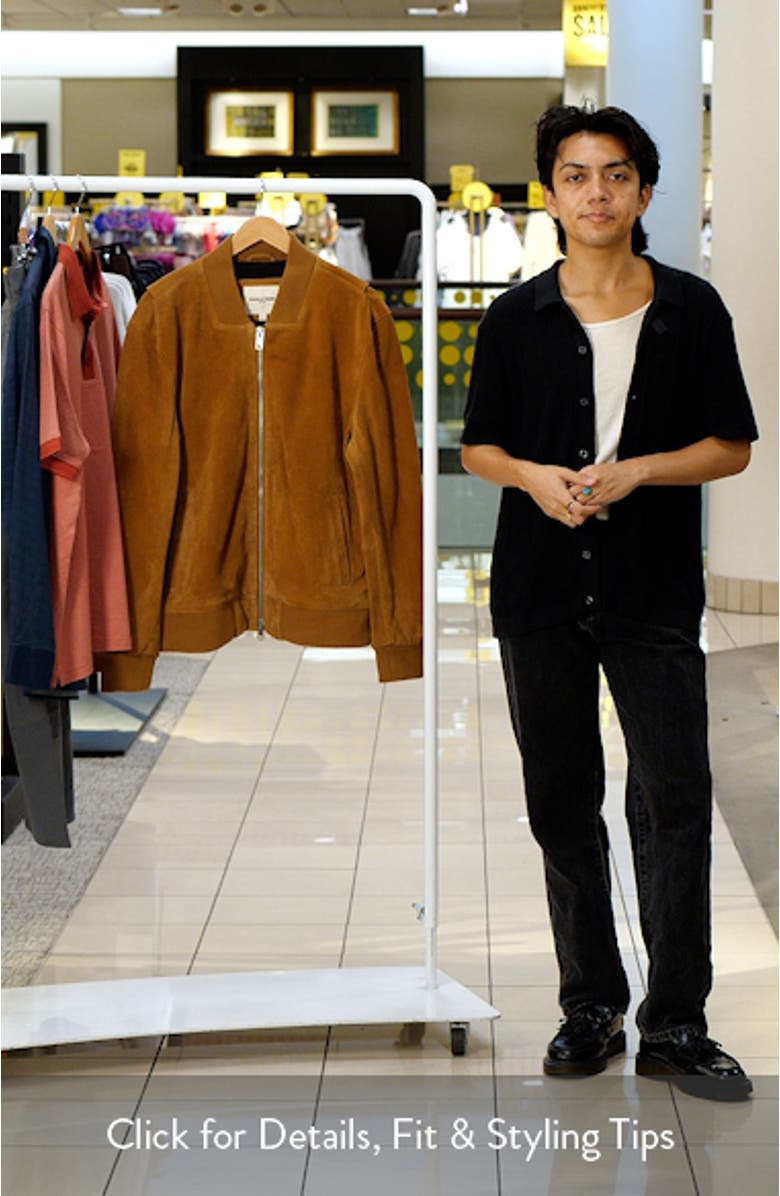 Suede Bomber Jacket, sales video thumbnail