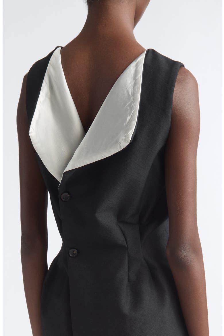 Flirt Sleeveless Minidress, Alternate, color, NOIR