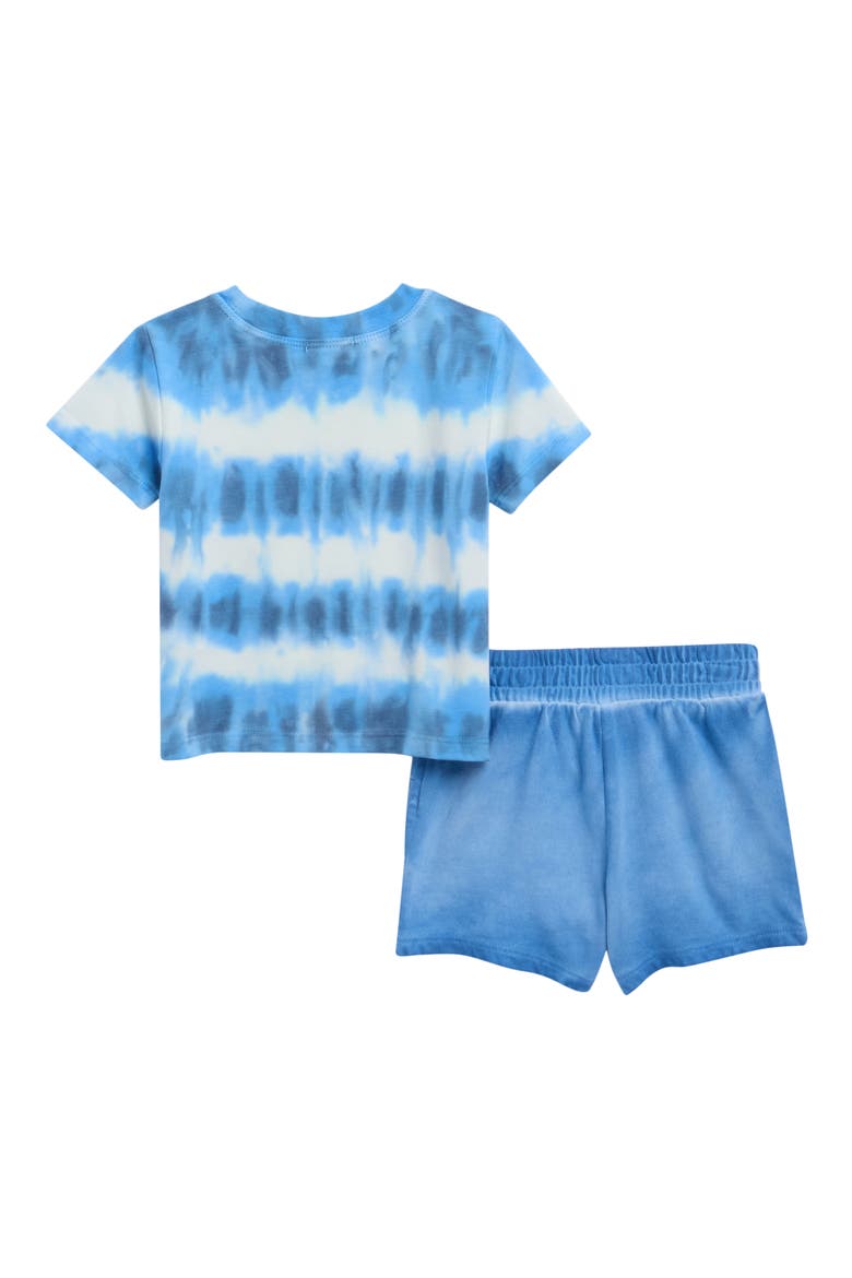 Sagrasso Tie Dye Pocket T-Shirt & Drawstring Shorts Set, Alternate, color, SAGRASSO TIE DYE