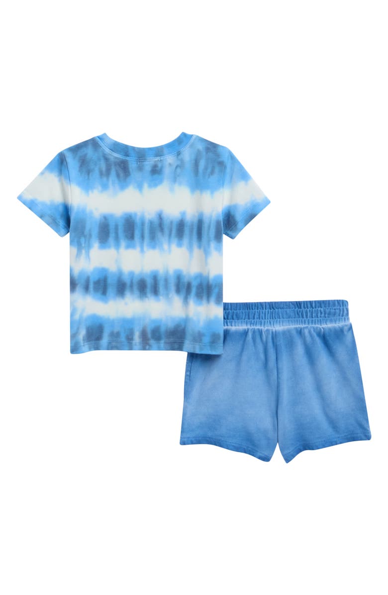Splendid Sagrasso Tie Dye Pocket T-Shirt & Drawstring Shorts Set, Alternate, color, Sagrasso Tie Dye