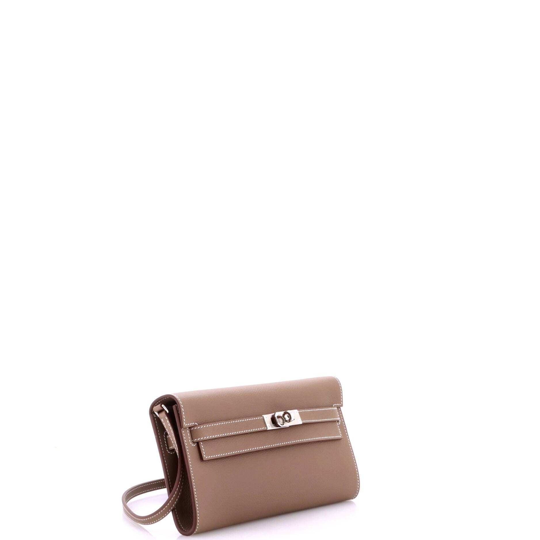Kelly To Go Wallet Evercolor, Alternate, color, Grey