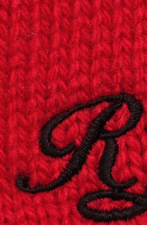 Ralph Lauren Dog Novelty Scarf In Red