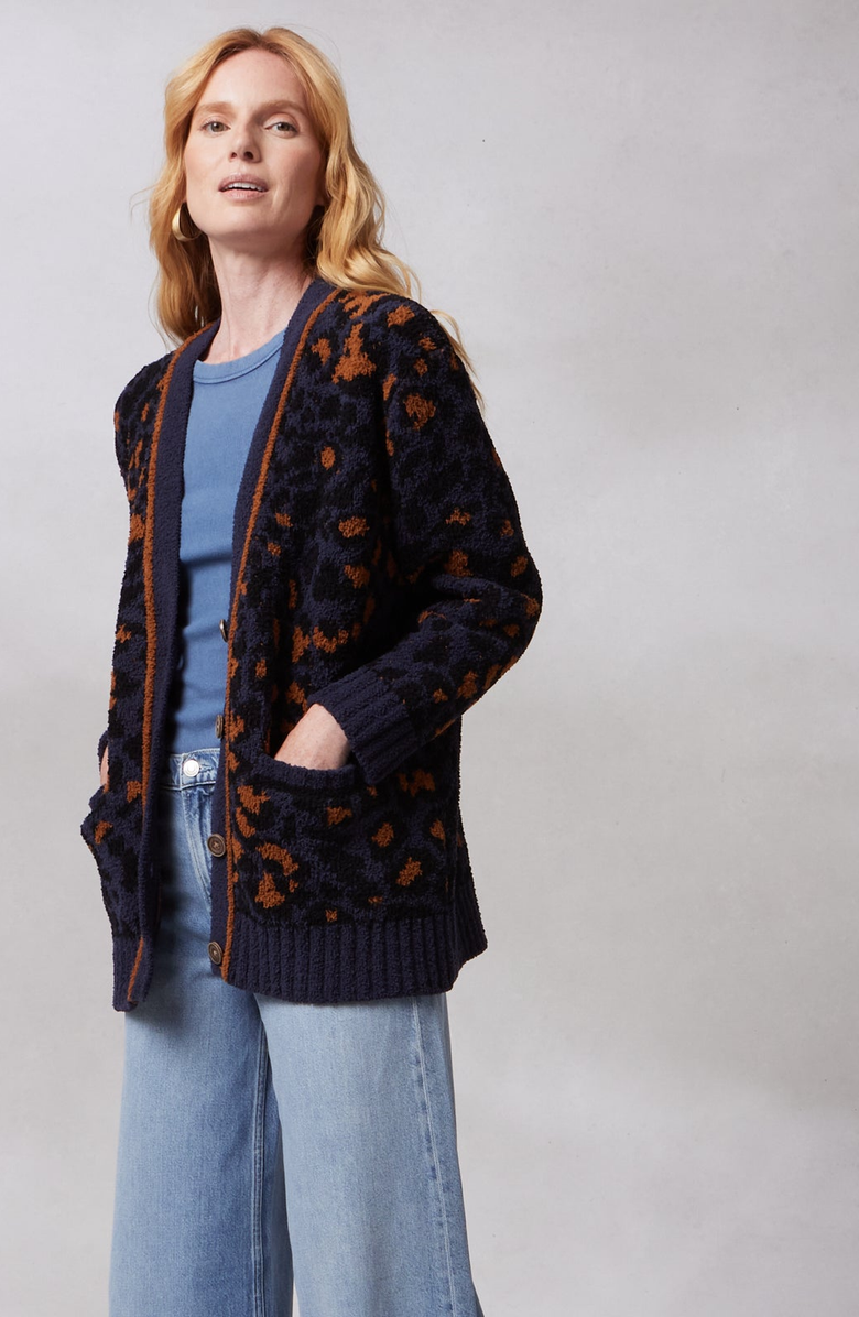 Kashwere Apparel Women's Chenilla Classic Cardigan, Alternate, color, 