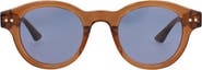 Montblanc 48mm Round Sunglasses FASHION SUNGLASSES