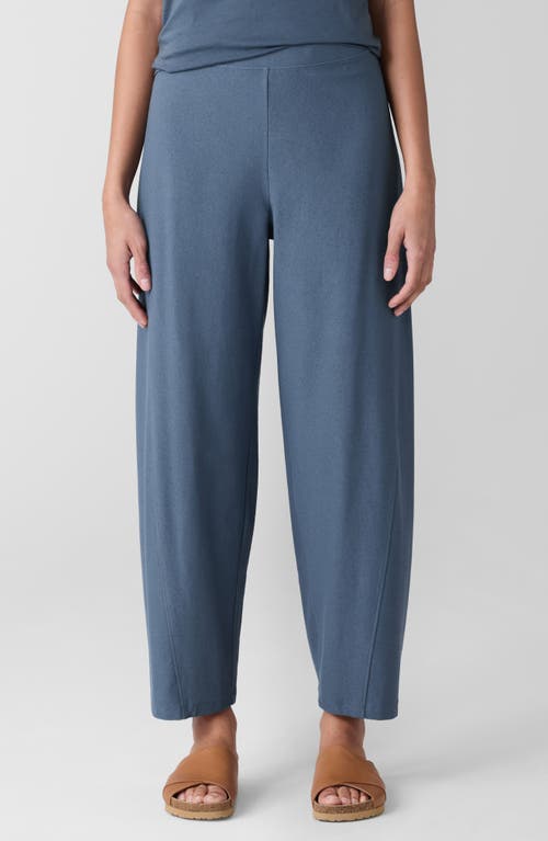 Eileen Fisher Ankle Length Knit Lantern Pants In Eclipse