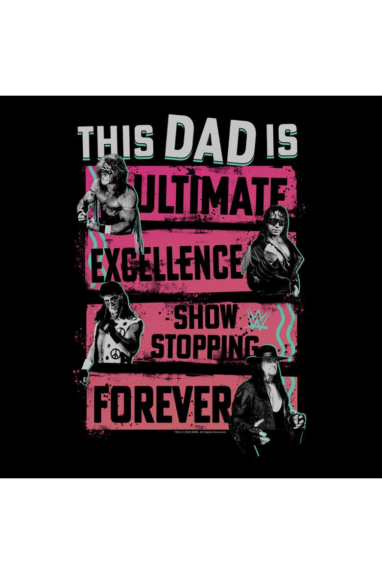 Men's WWE This Dad Is Forever  Graphic T-Shirt, Alternate, color, Black