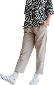 Turtledove London Organic Cotton Kate Corduroy Barrel Leg Trousers