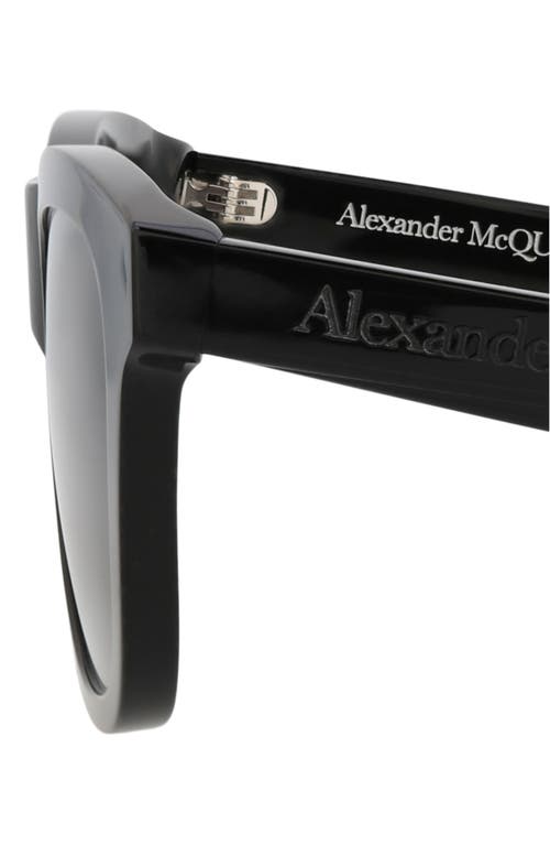 Alexander Mcqueen Mcqueen 54mm Square Sunglasses In Black