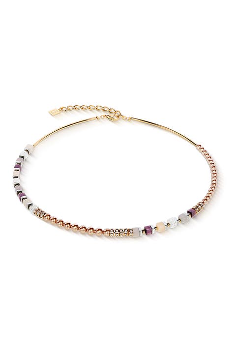 Precious Fusion Offset Necklace