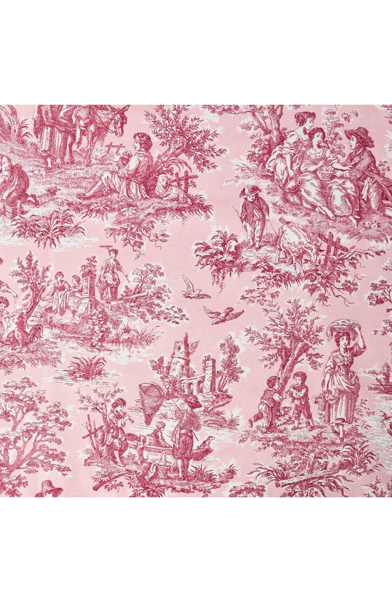 Mrs. Alice Isla Toile Tablecloth, Alternate, color, Pink