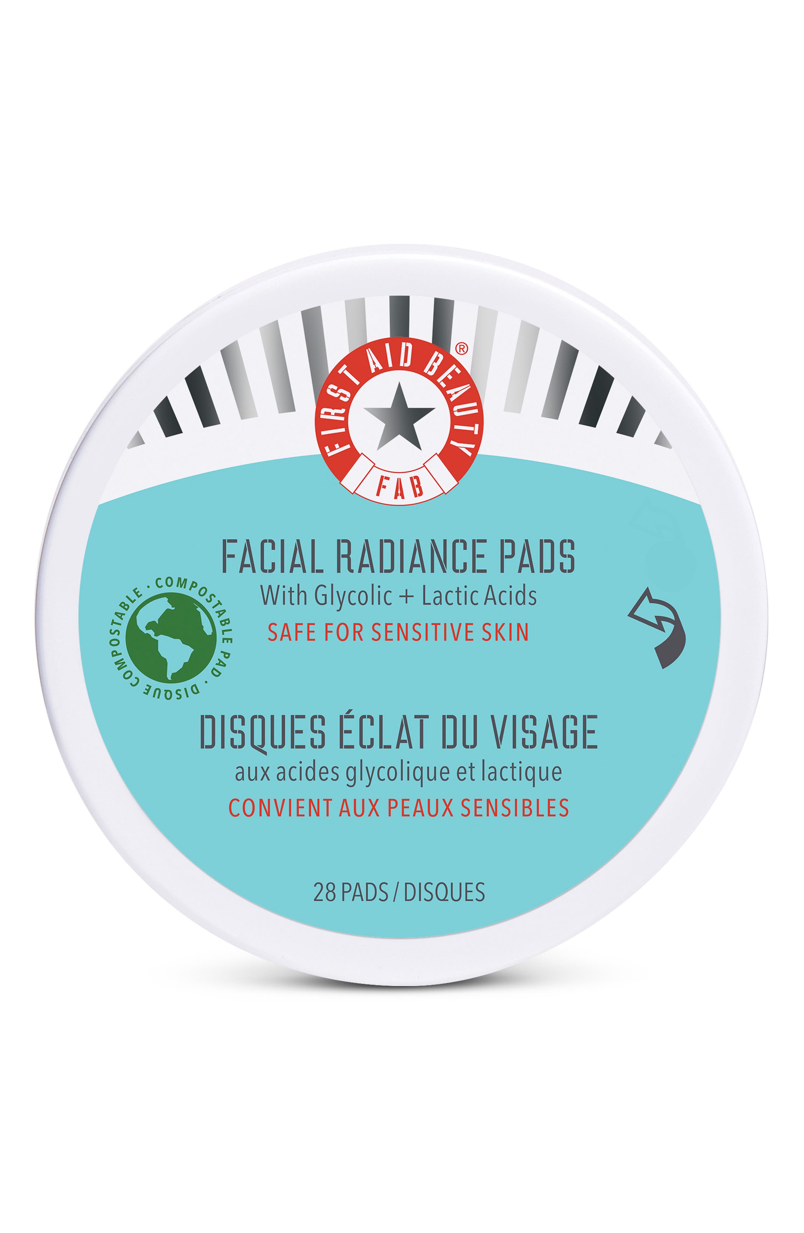 First Aid Beauty Facial Radiance Pads with Glycolic & Lactic Acids