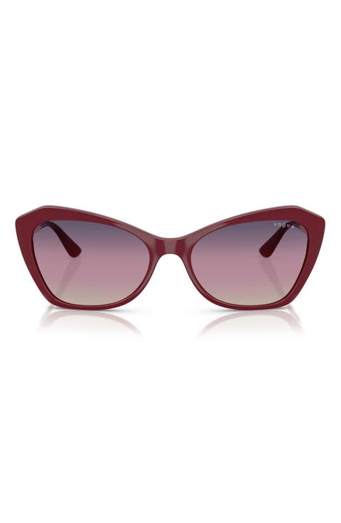 56mm Cat Eye Sunglasses