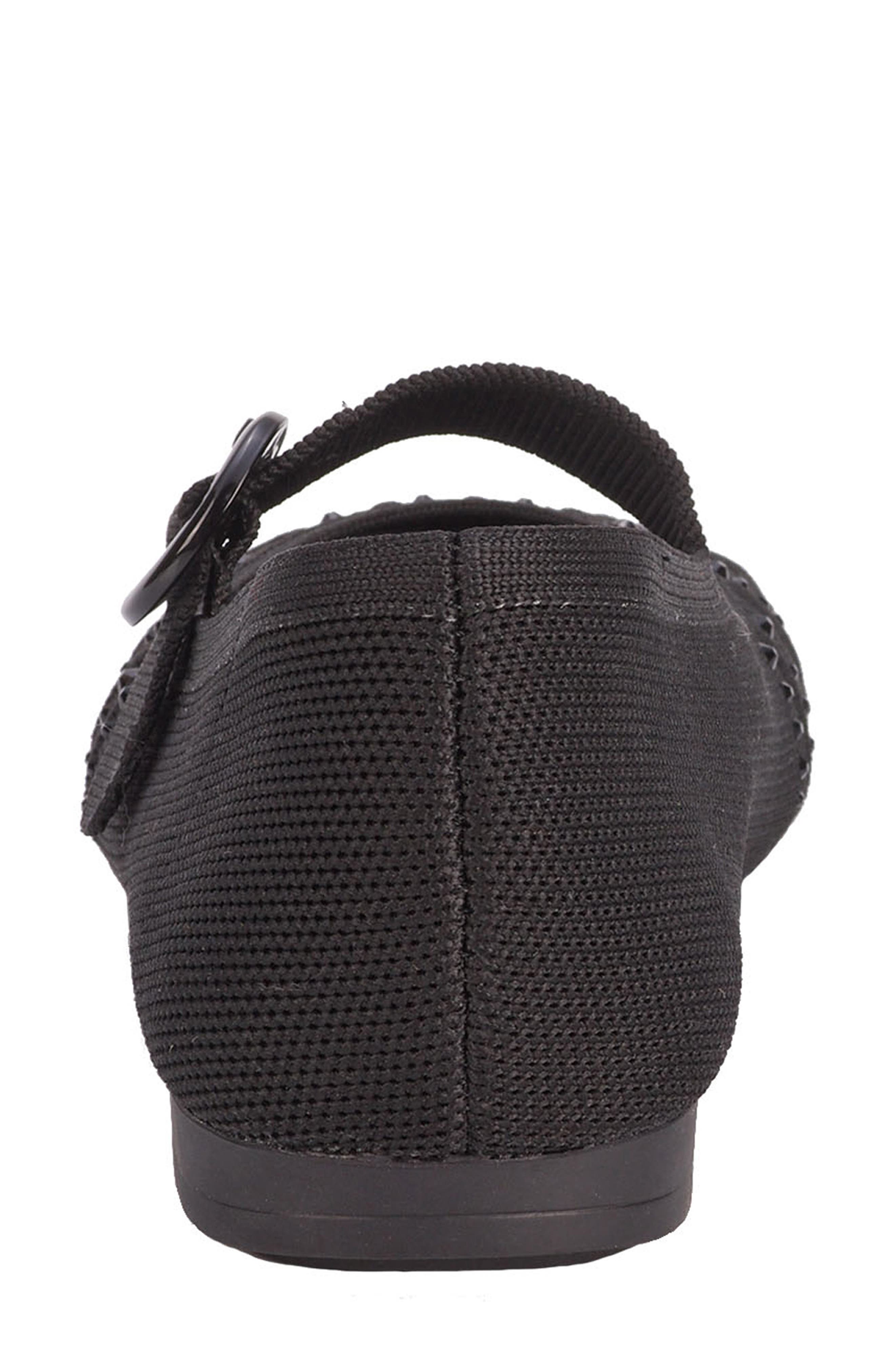 Naomi Mary Jane Flat, Alternate, color, BLACK RHINESTONE KNIT