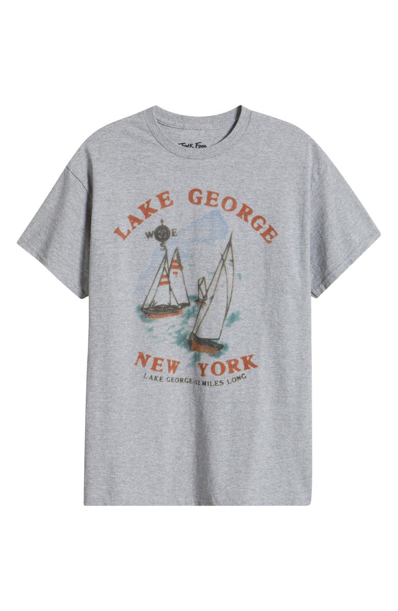 Junk Food Lake George Sailing Cotton Graphic T-Shirt, Alternate, color,